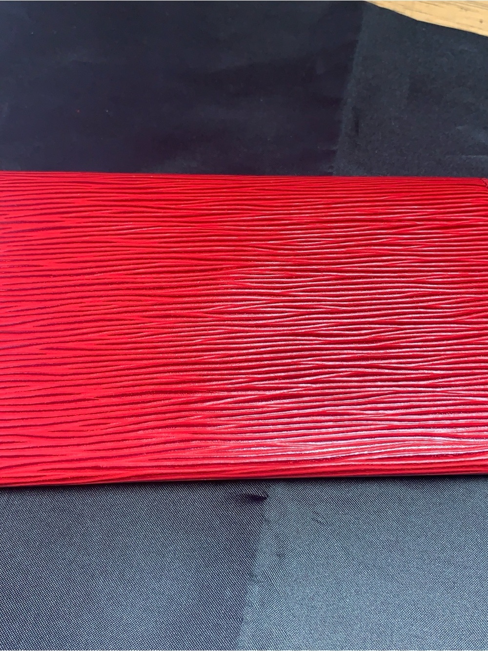 Louis Vuitton Red Textured Epi Leather Long Wallet - Picture 11 of 17